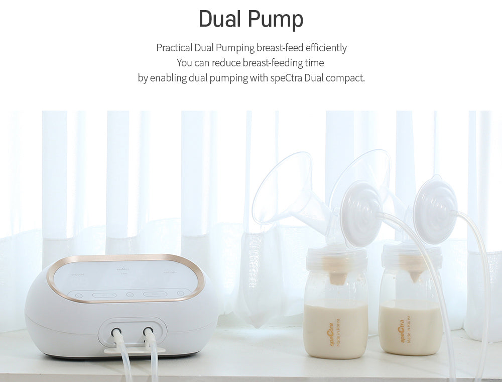 Dual Compact Electric Breast Pump - Outlet Breast Pumps Spectra