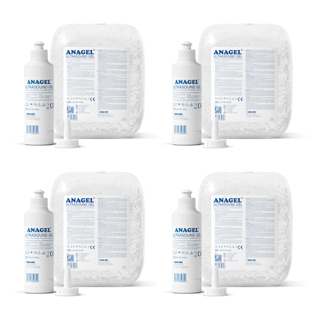 Ultrasound Transmission Gel - All Sizes Ultrasound Gel ANAGEL 5L x 4