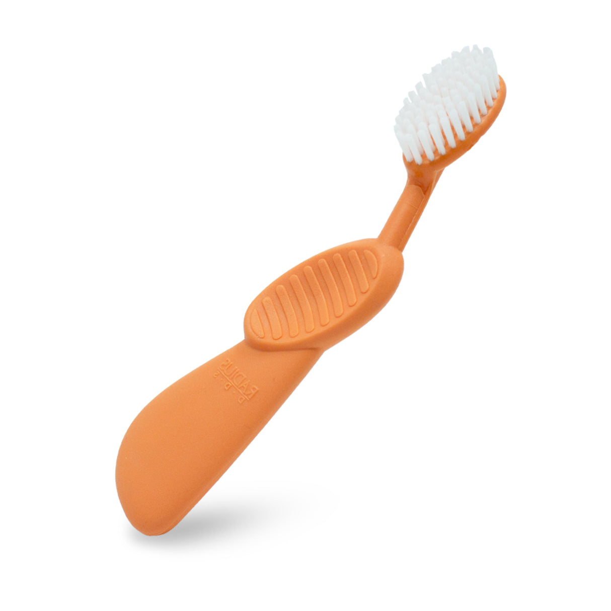 Flex-Neck Technology Toothbrush with Soft Bristles - Left Hand Toothbrush RADIUS Orange