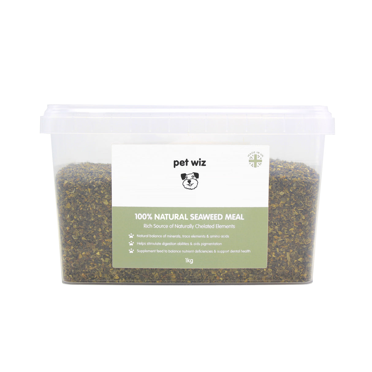 100% Organic Seaweed Meal Supplements Pet Wiz 1kg