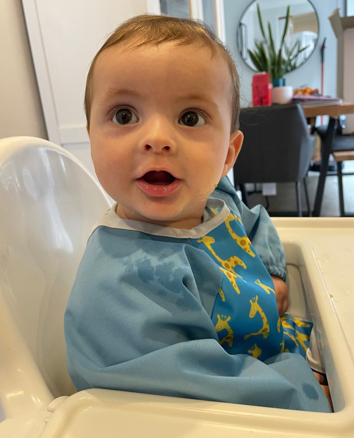 Long Sleeve Water Resistant Bib Baby Bandana Bibs Ana Wiz