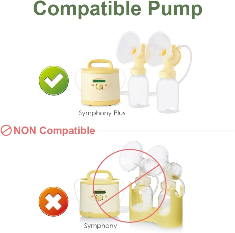 Maymom Tubing Compatible with Medela Symphony PersonalFit Plus Double Pump Set Tubing & Connectors Maymom