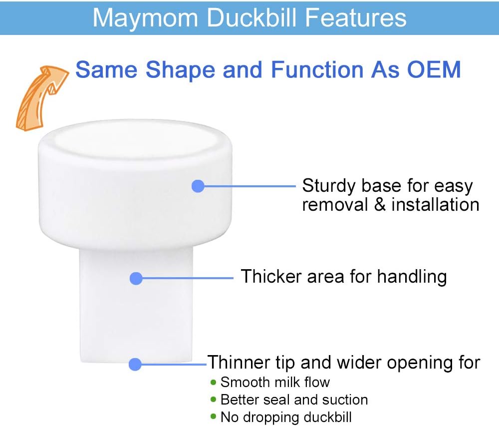 Pump Parts Compatible with Spectra, Flange Valve Tubing Backflow Protector Pump Kits & Sets Maymom