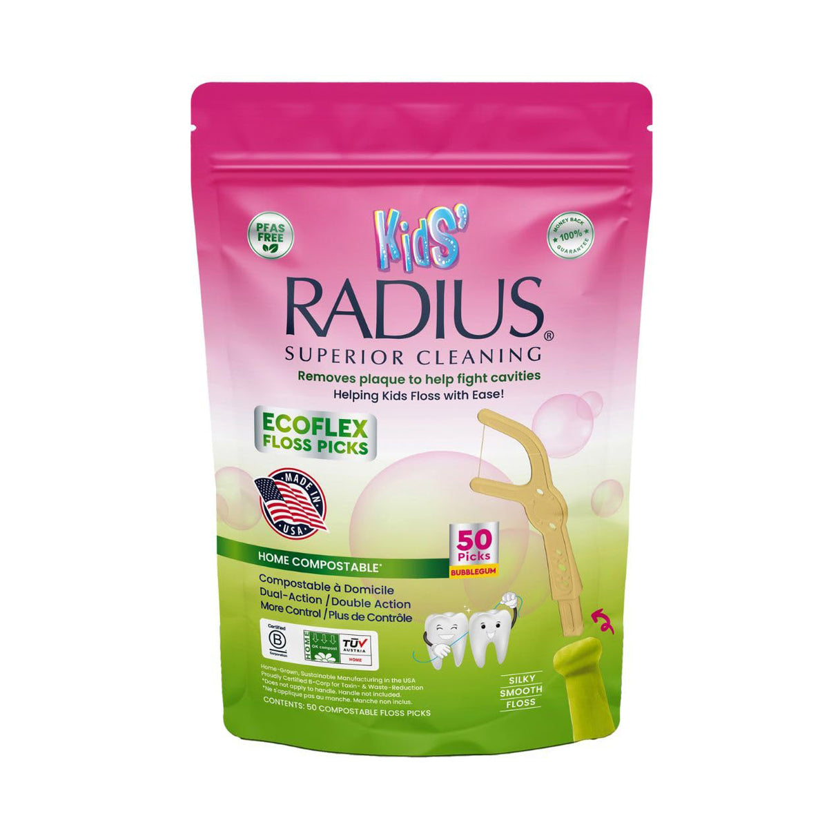 EcoFlex Floss Pick Dental Floss RADIUS
