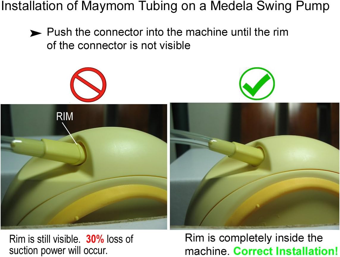 Tubing for Medela Swing Breastpump Pack Of 2 Replacement Tubing Tubing & Connectors Maymom