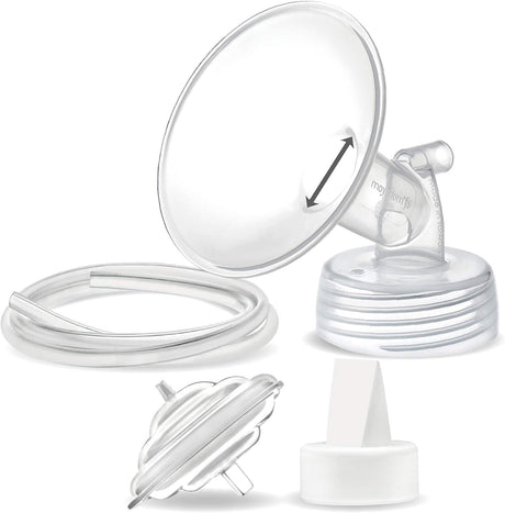 Pump Parts 1x Flange (19mm) 1 Valve 1 Tubing 1 Backflow Protector Compatible with Spectra Pump Kits & Sets Maymom