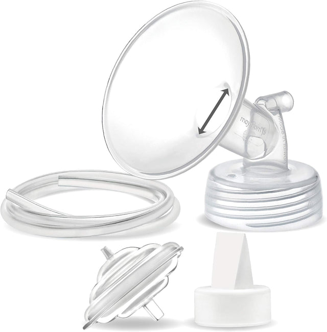 Pump Parts 1x Flange (19mm) 1 Valve 1 Tubing 1 Backflow Protector Compatible with Spectra Pump Kits & Sets Maymom