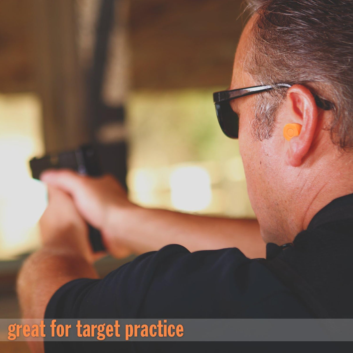 Shooters Ammo Ear Plugs (Pack of 7) - Orange Earplugs Mack's