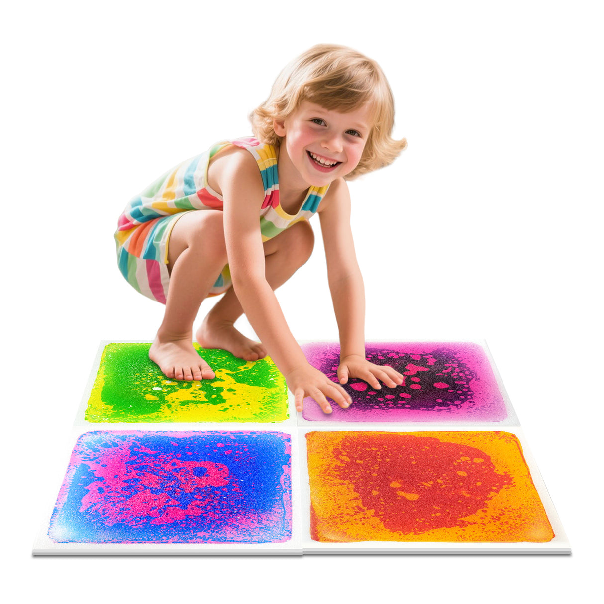 Sensory Floor Tiles - Pack of 4 Neuro Wiz