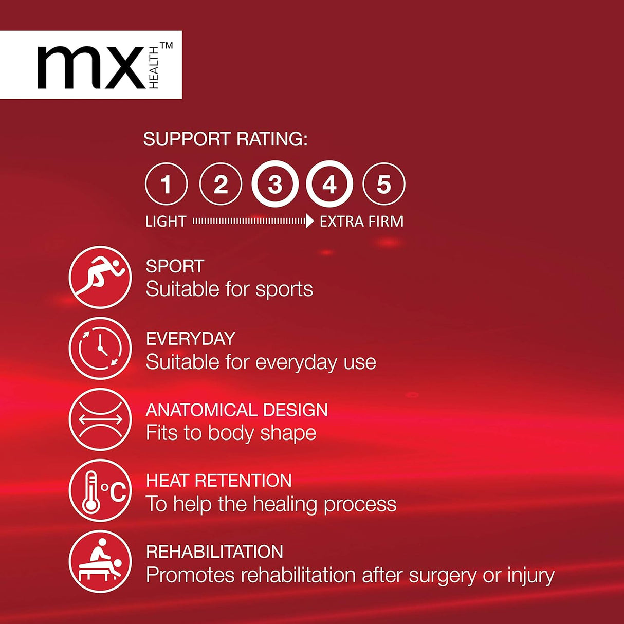 Neoprene Wrist Support, Adjustable Size (S,M,L) Wrist Support MX Health