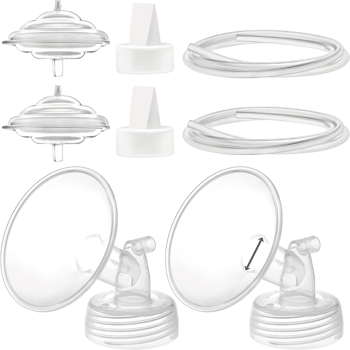 Pump Parts Compatible with Spectra, Flange Valve Tubing Backflow Protector Pump Kits & Sets Maymom