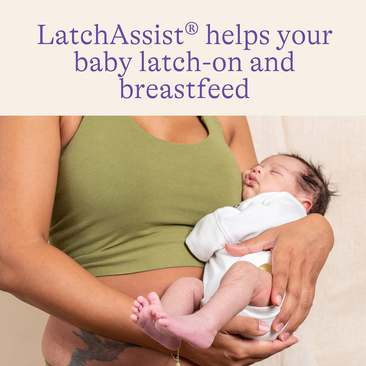 Latch Assist Feeding Bottle Lansinoh