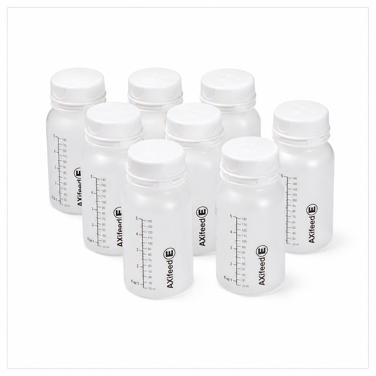 EBM EBreast Milk Storage Bottles, 140 ml - Multipack Milk Storage AXifeed