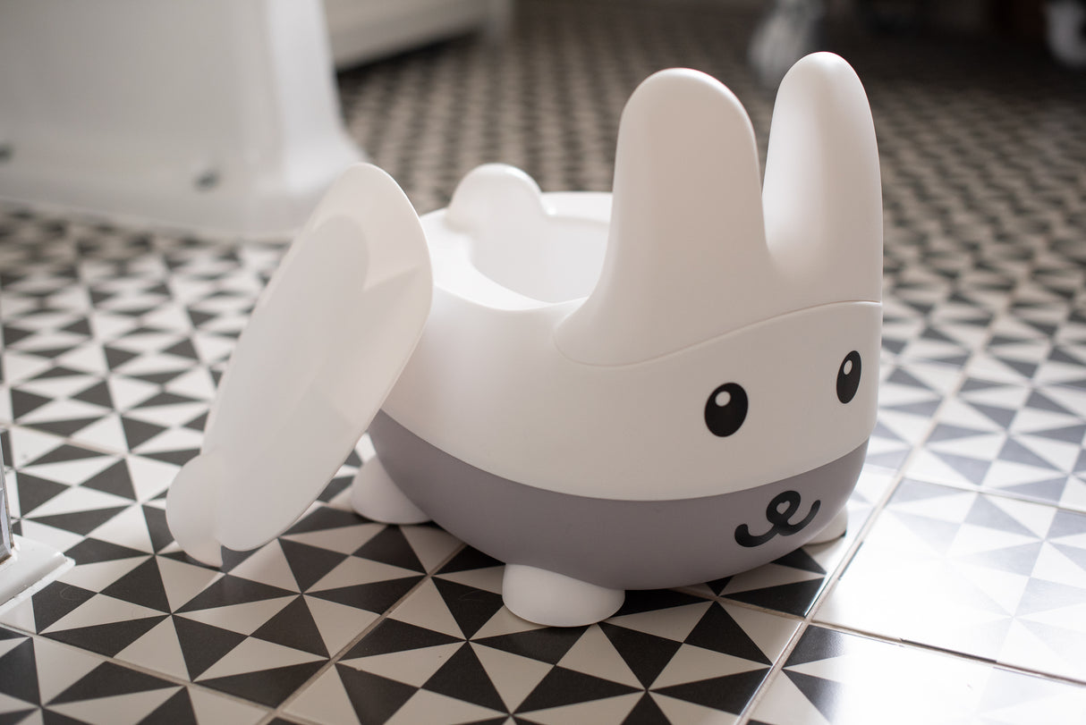 Bunny Training Potty with Back Rest, Removable Bowl & Lid Potty Training Ana Baby