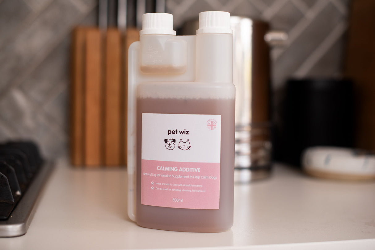 Calming Additive - Natural Liquid Valerian to Help Calm Dogs - 500ml Supplements Pet Wiz