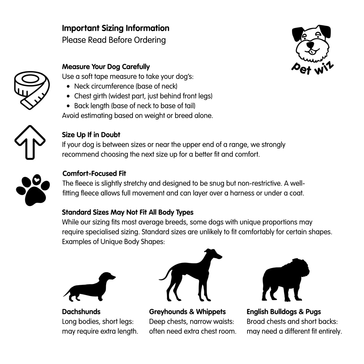 Four Legged Dog Fleece Jumpers Pet Wiz