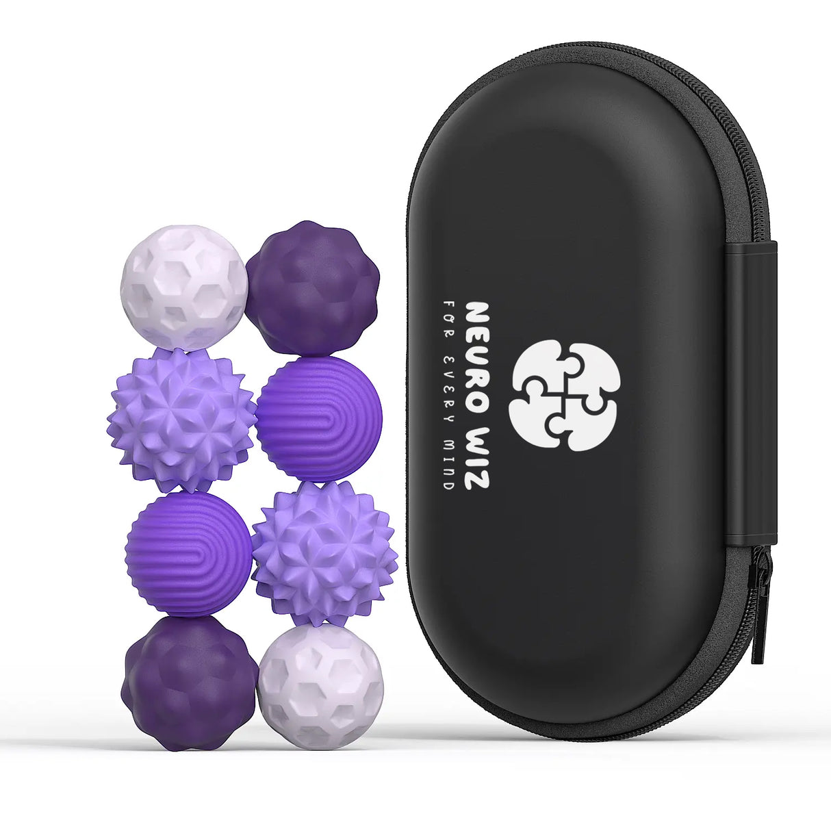 Magnetic Sensory Fidget Balls Neuro Wiz Purple