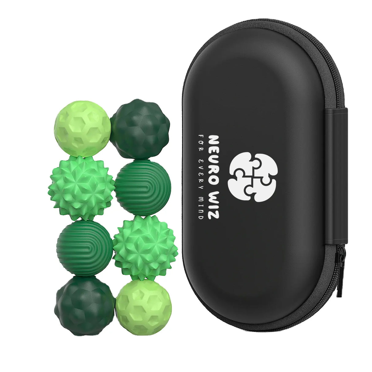Magnetic Sensory Fidget Balls Neuro Wiz Green