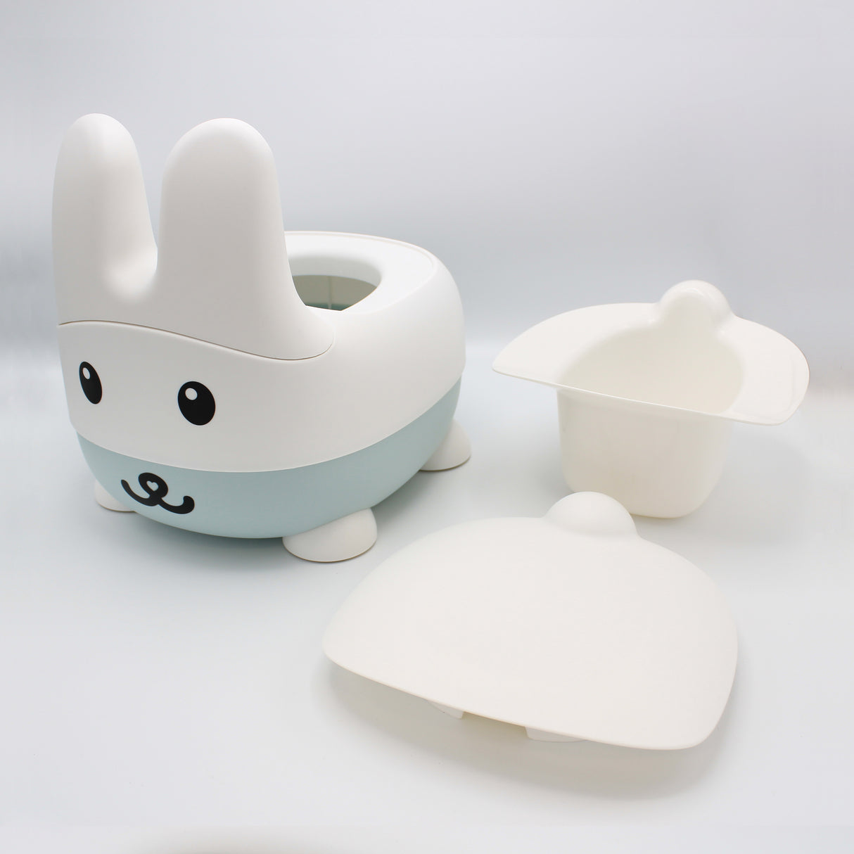 Bunny Training Potty with Back Rest, Removable Bowl & Lid Potty Training Ana Baby