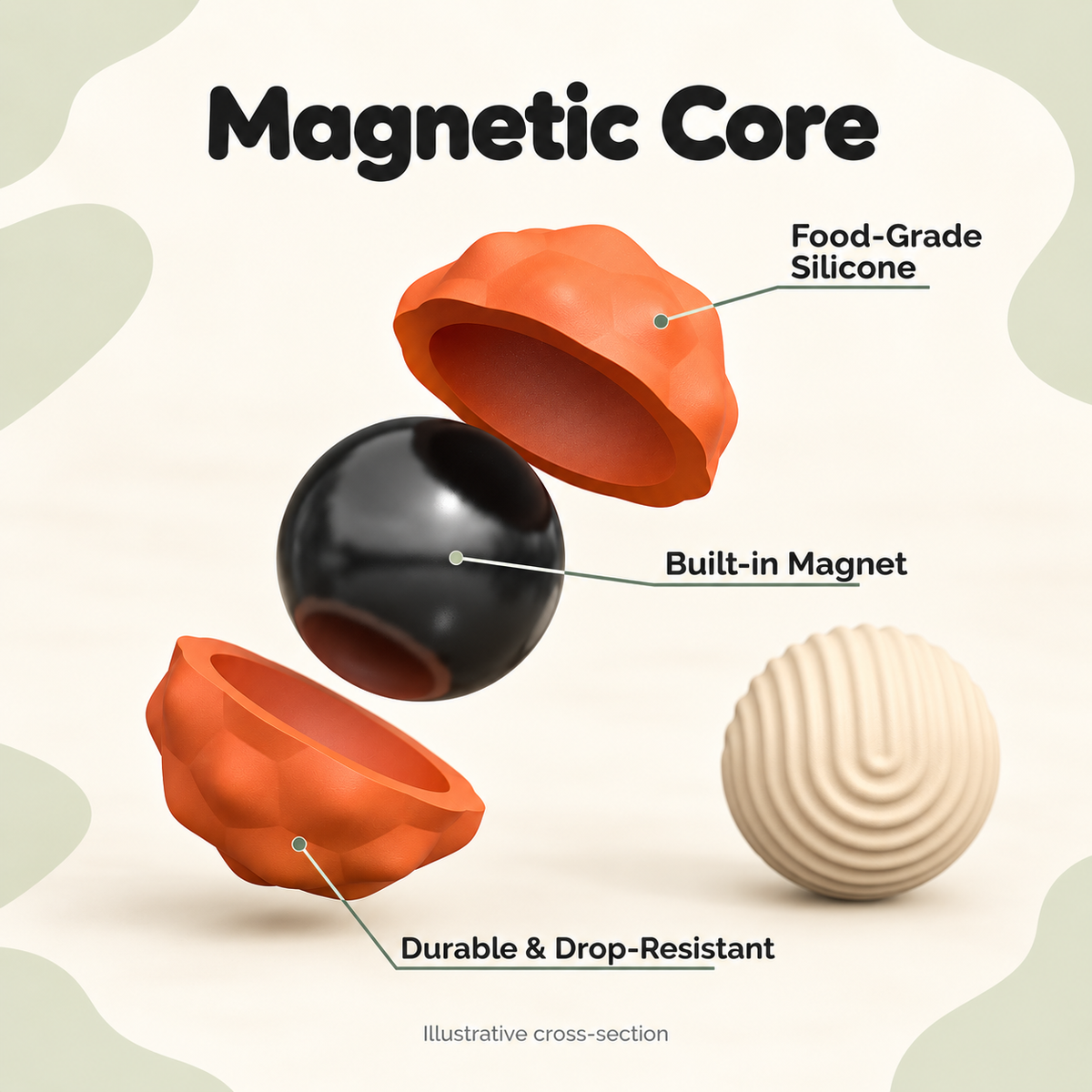 Magnetic Sensory Fidget Balls Neuro Wiz
