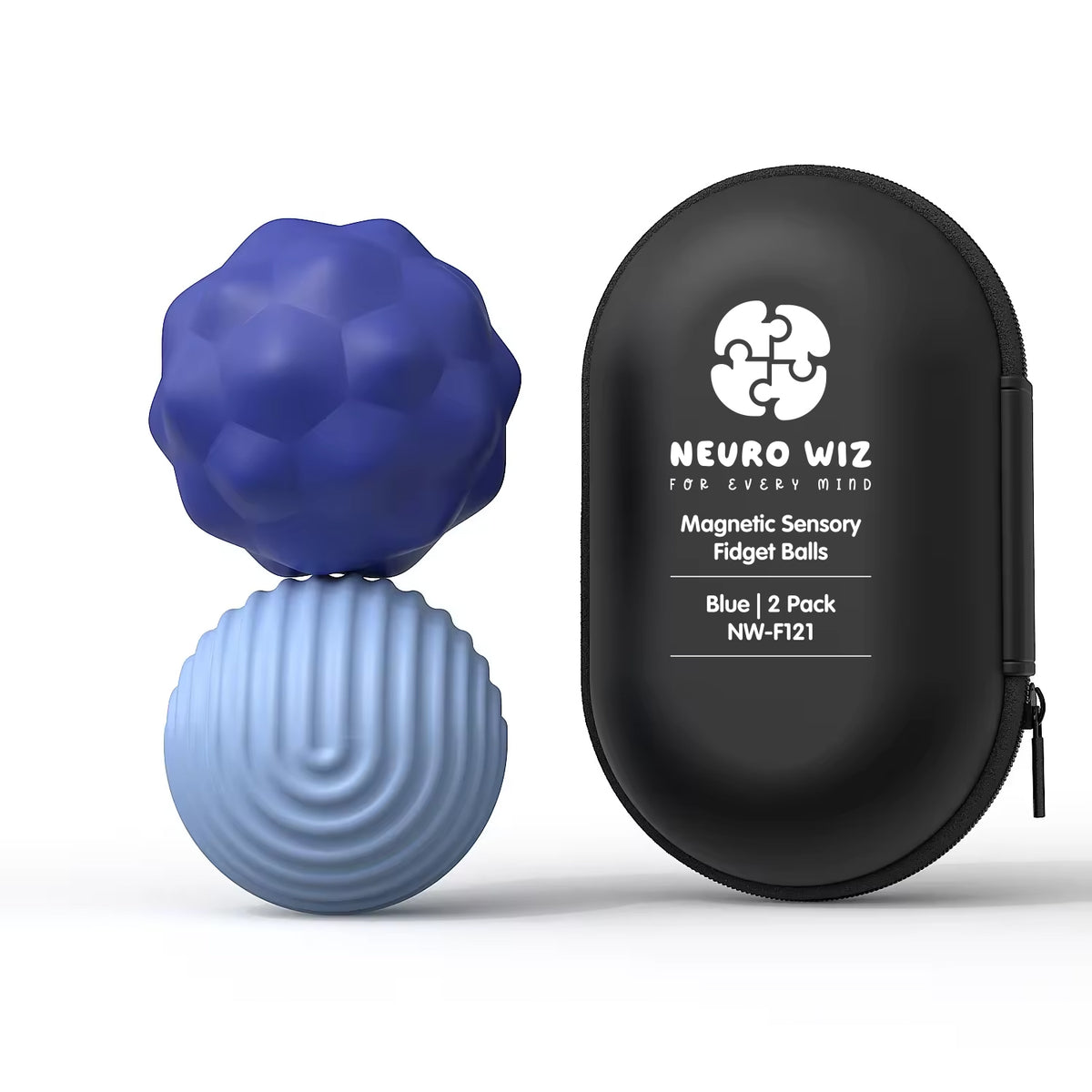 Magnetic Sensory Fidget Balls Neuro Wiz Blue