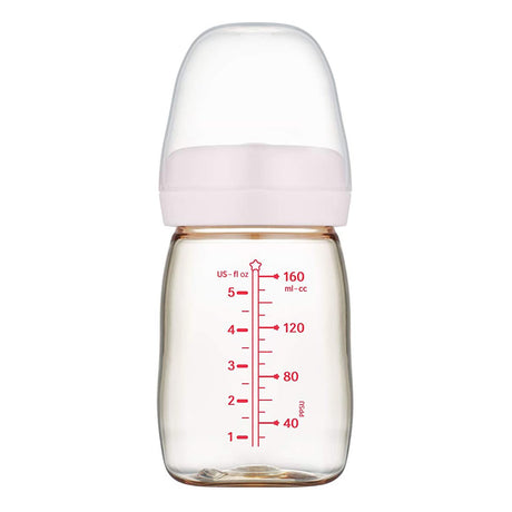 Premium PPSU Wide Neck Baby Bottle - 1 x 160ml Bottle with Slow Flow Teat - Designs May Vary  Spectra