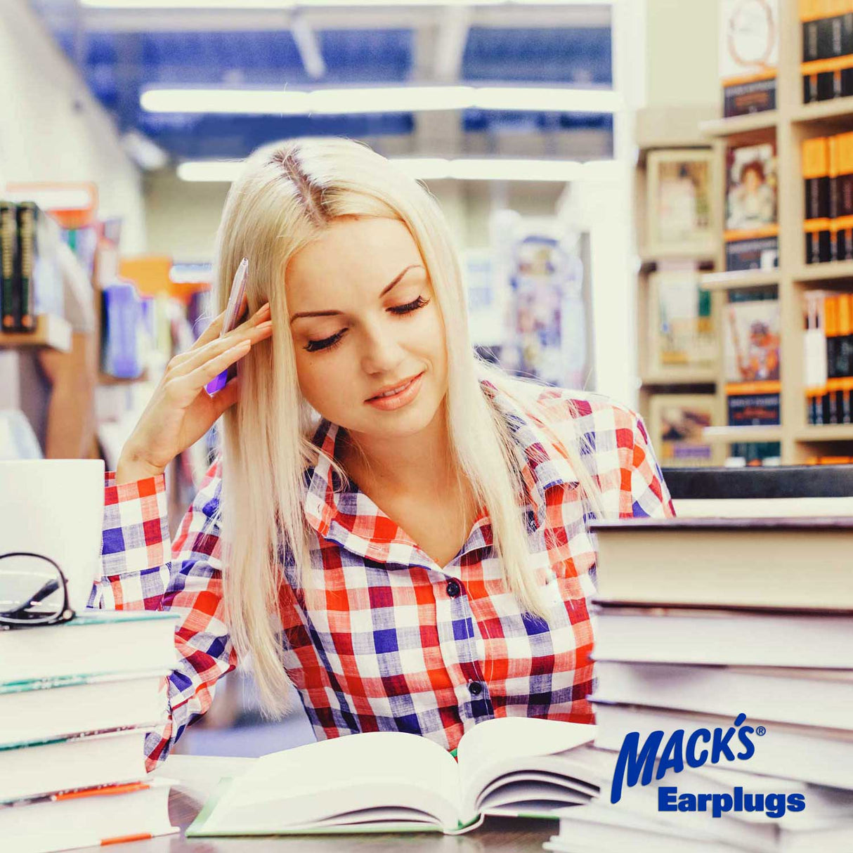 Pillow Soft Silicone Putty Earplugs - 200 Pair Dispenser - Beige (NRR 22) Earplugs Mack's