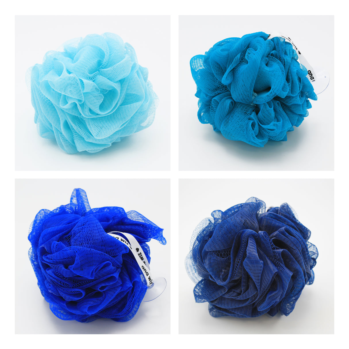 Super Soft Large Exfoliating Puffs made from Recycled Materials - Outlet Ana Wiz