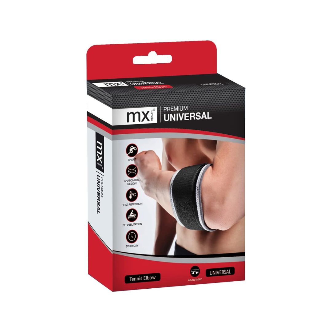 Tennis Elbow Support, Adjustable Size (S,M,L) Elbow Support MX Health