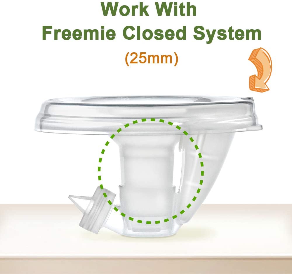 Flange Inserts for Freemie 25 mm Collection Cup. 2pc/Each Shields & Inserts Maymom