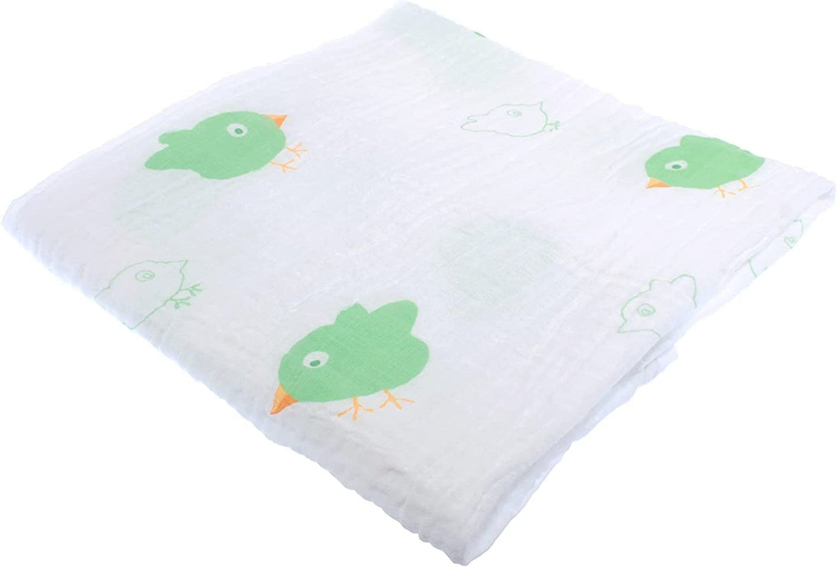 Extra Large Super Soft Muslins - Animal Designs - Gift Pack Baby Health Ana Wiz