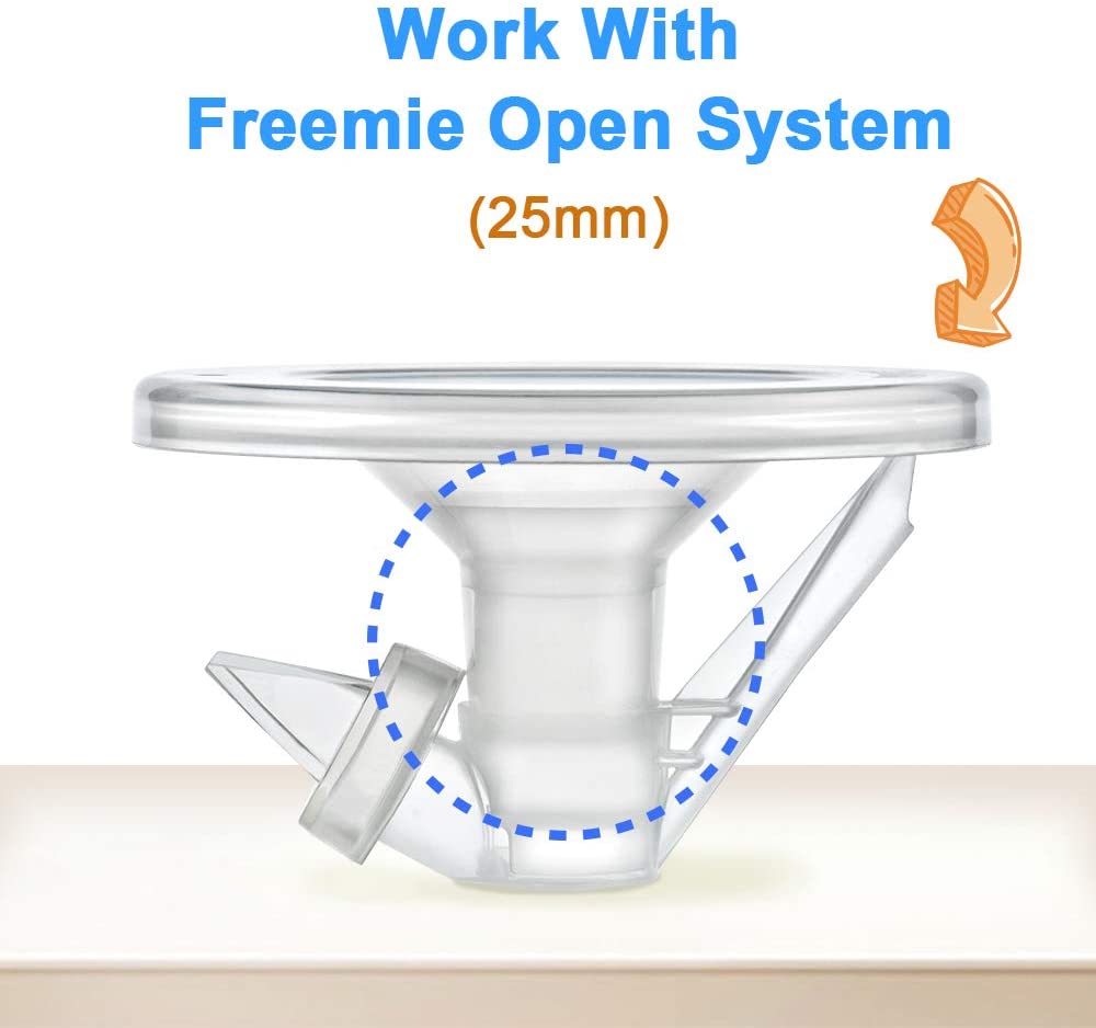 Flange Inserts for Freemie 25 mm Collection Cup. 2pc/Each Shields & Inserts Maymom