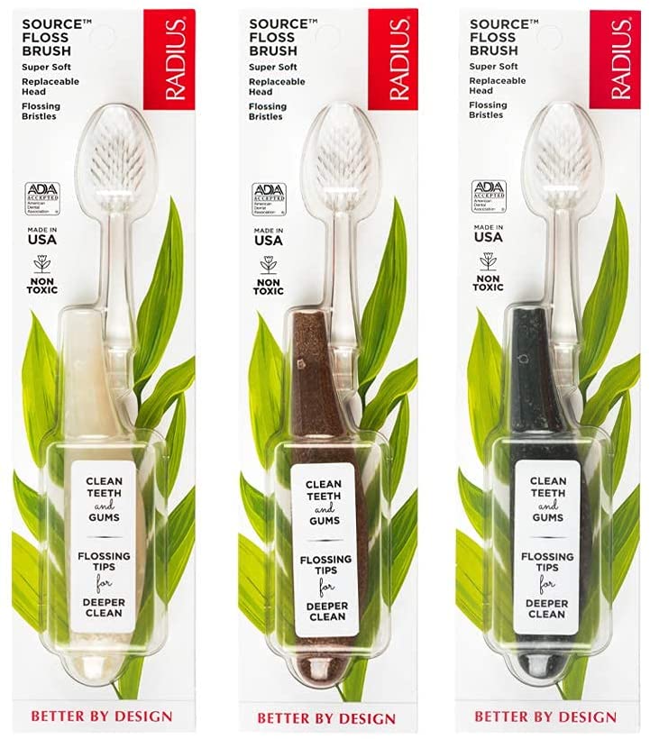 Source Toothbrush with Replaceable Heads Toothbrush RADIUS