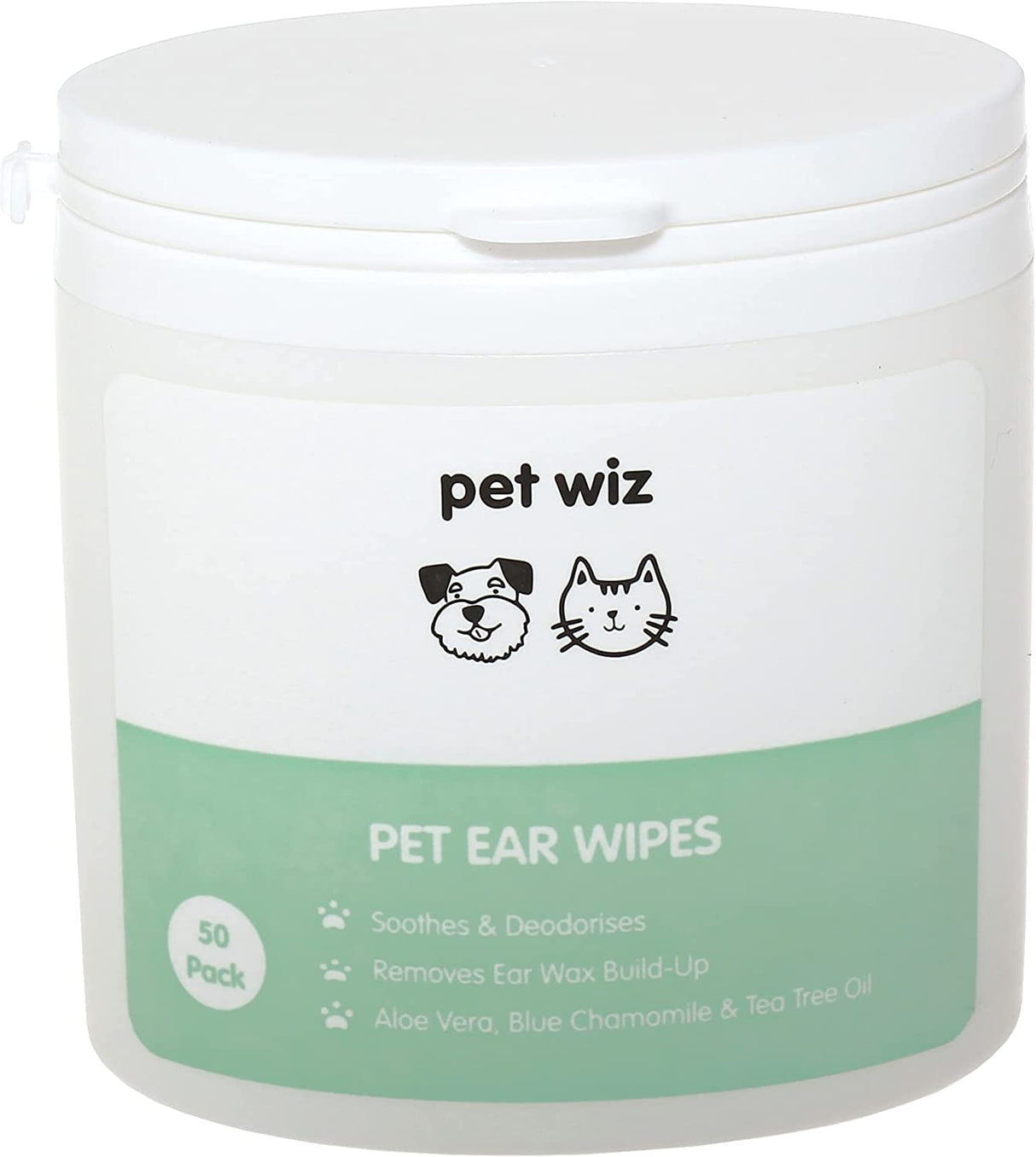Ear Wipes for Dogs & Cats. Pet Wiz