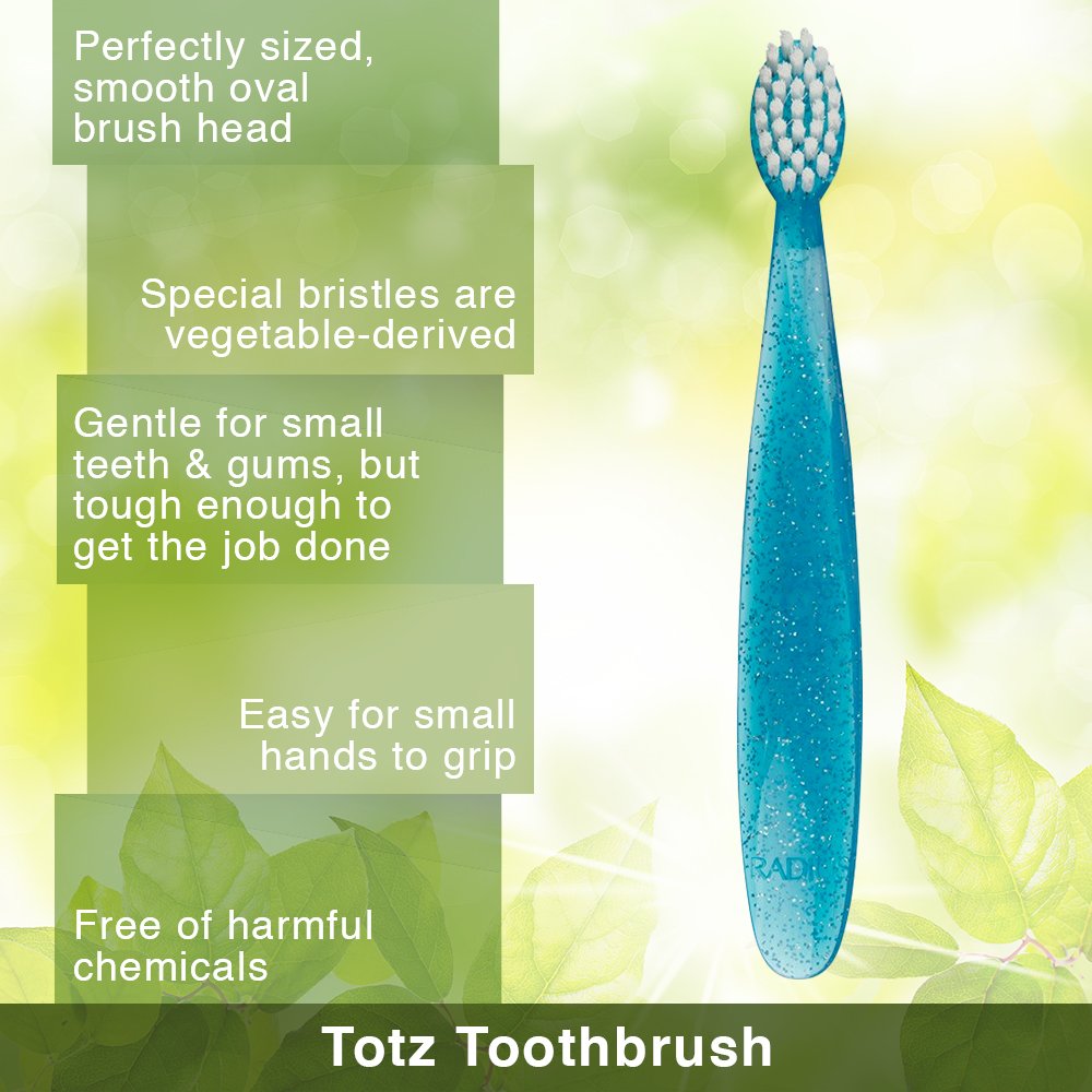 Toothbrush, Totz Brush 18 Months+ (Assorted Colours) Toothbrush RADIUS