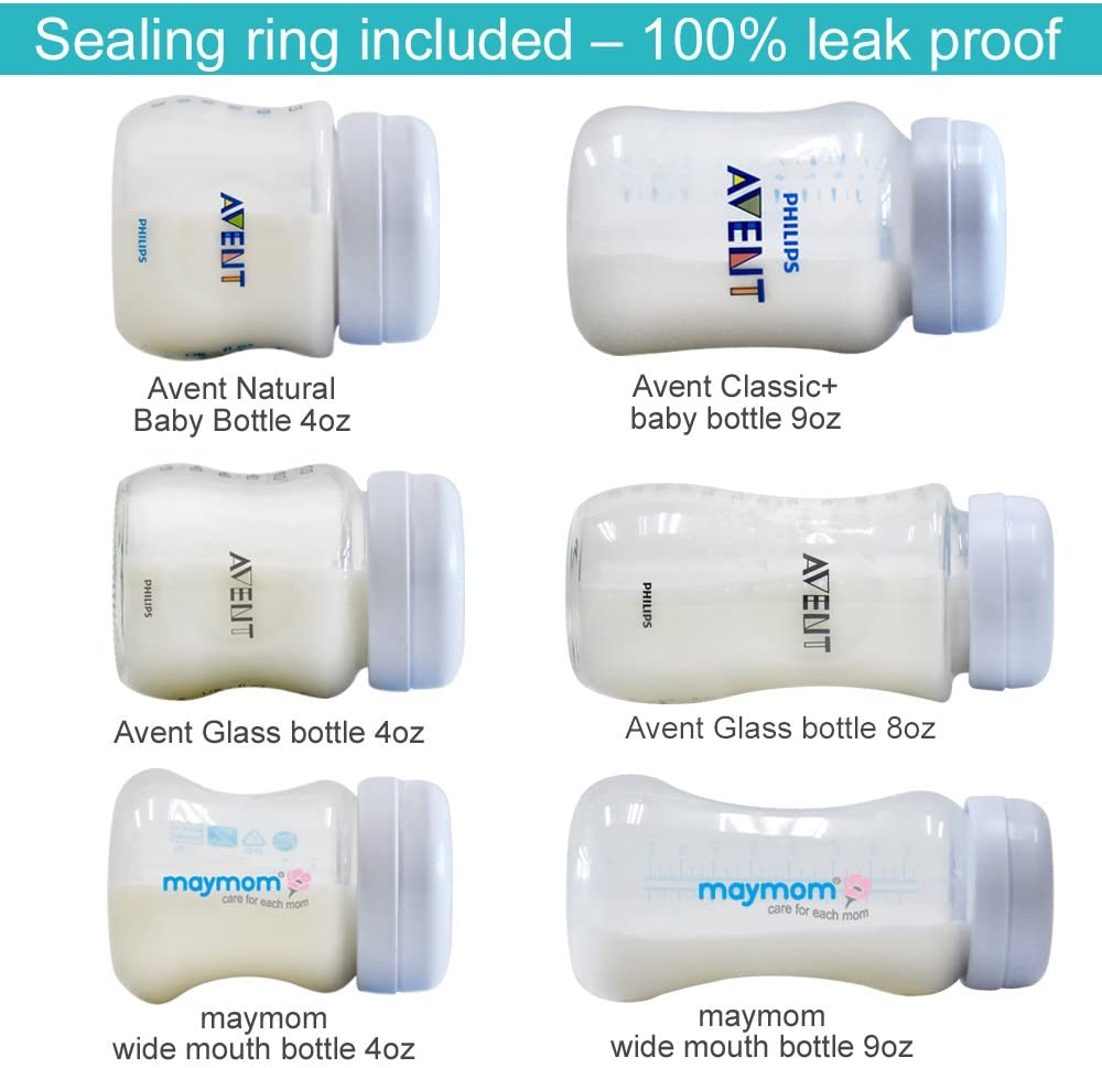 Solid Lids Aka Travel Caps w/Sealing Ring Adapters & Extras Maymom