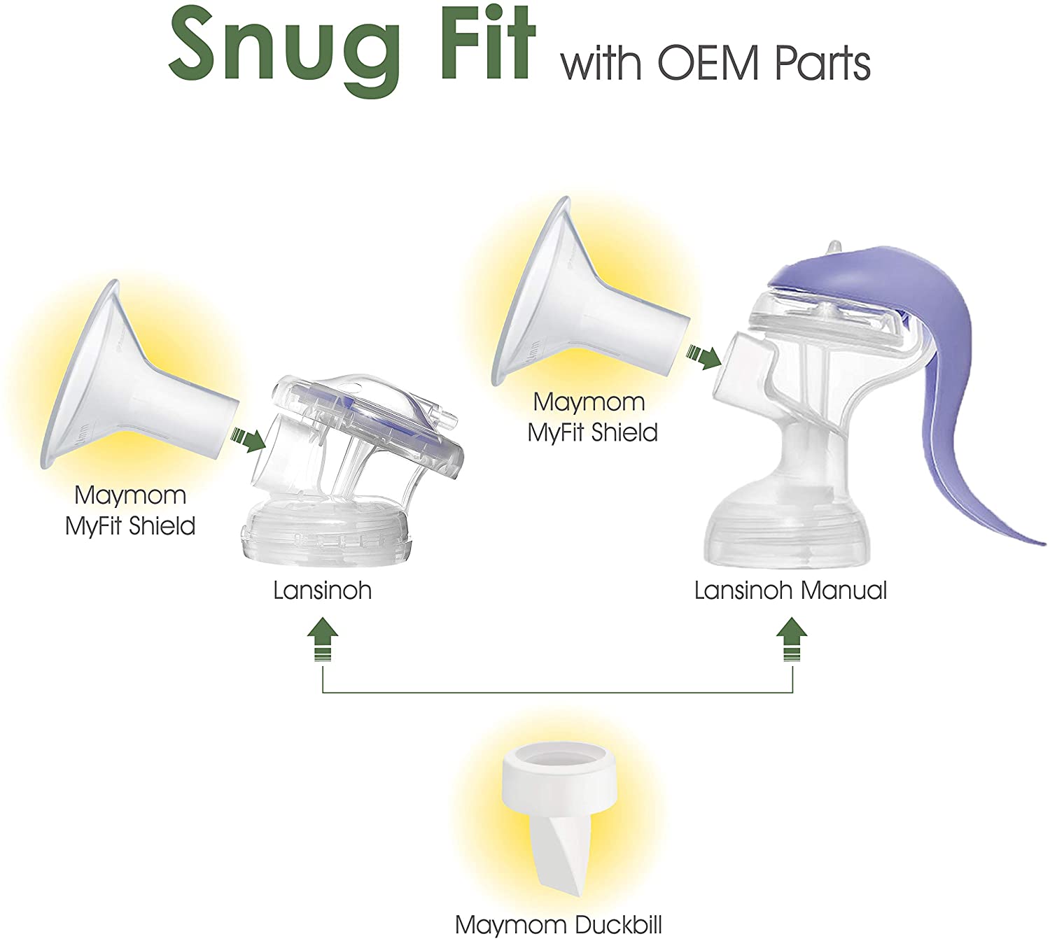 Pump Valve & Shield for Lansinoh Breast Pumps Pump Kits & Sets Maymom