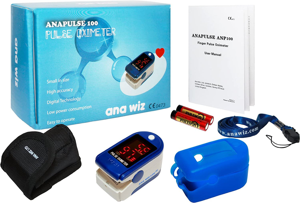 Finger Pulse Oximeter With LED Display Pulse Oximeters Ana Wiz