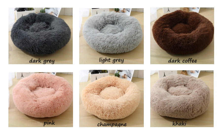 Soft Calming Donut Bed - Premium Quality For Dogs & Cats Pet Bed Pet Wiz