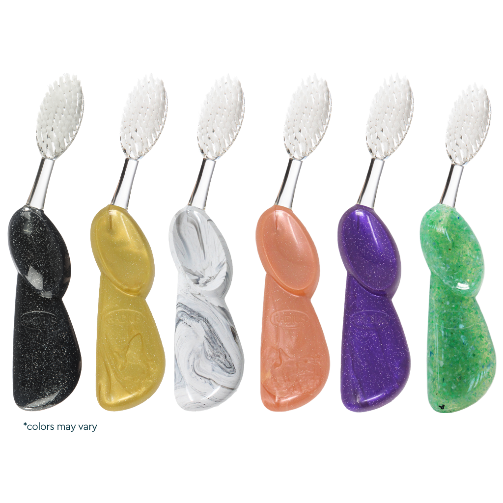 The Big Brush™ with Replaceable Head - Right Hand Toothbrush Radius   