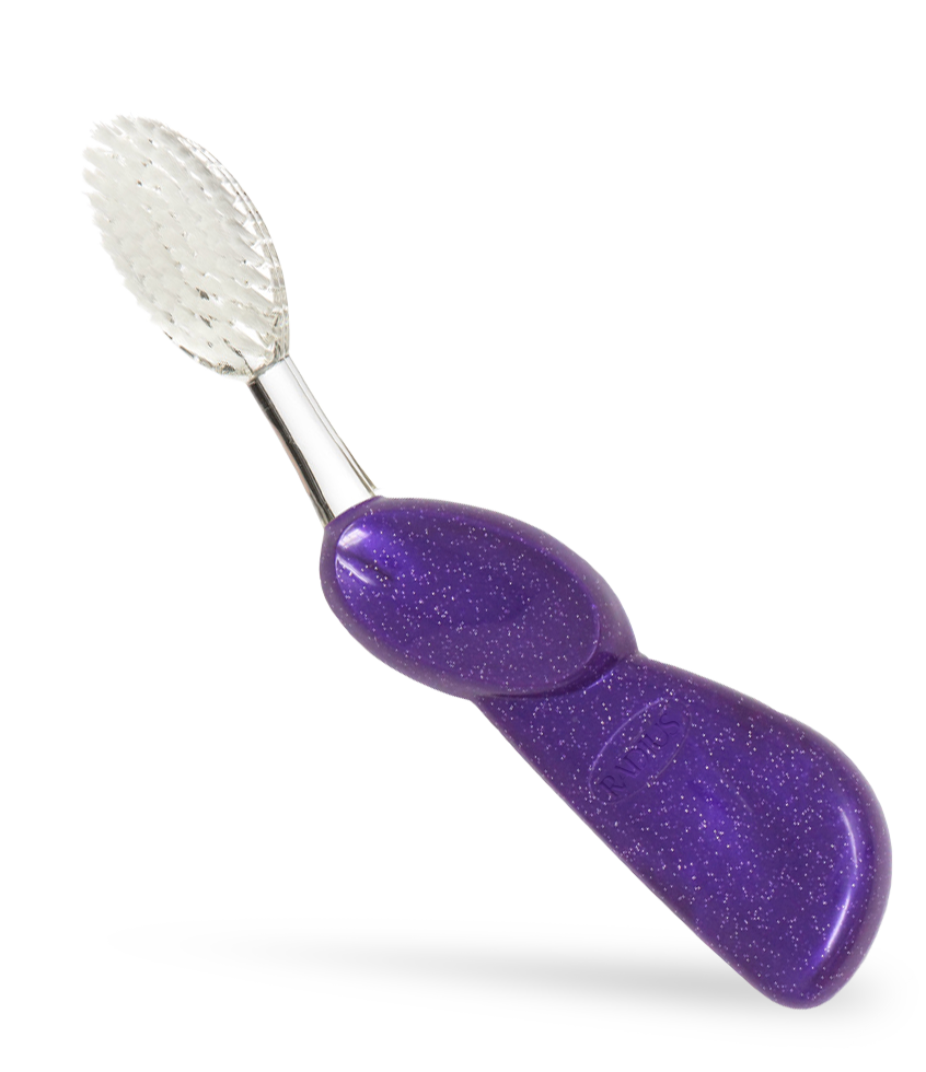 The Big Brush™ with Replaceable Head - Right Hand Toothbrush RADIUS Purple Galaxy