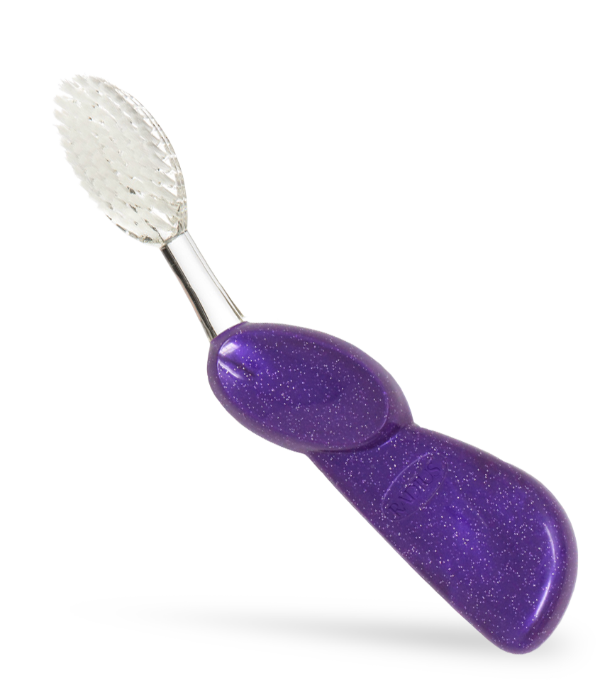 The Big Brush™ with Replaceable Head - Right Hand Toothbrush Radius Purple Galaxy  
