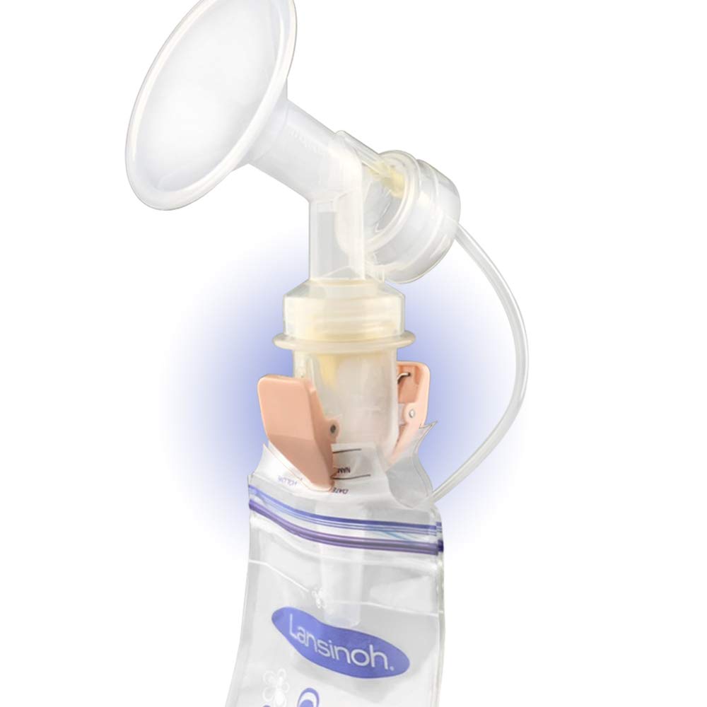 Narrow Neck (Standard) Breastmilk Storage Bag Adapters (Pack of 2) Milk Storage Maymom