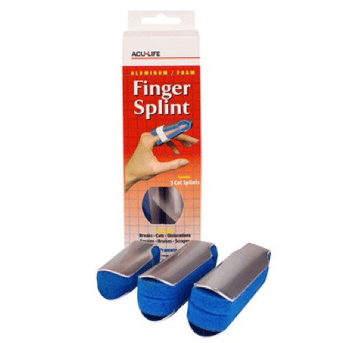 Cot Finger Splint Value Pack Boxed Finger Splint ACU-LIFE