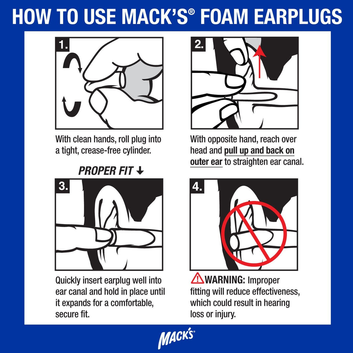 Dreamweaver Contoured Sleep Mask Earplugs Mack's