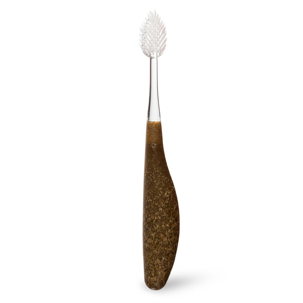 Source Toothbrush with Replaceable Heads Toothbrush RADIUS Hemp Soft