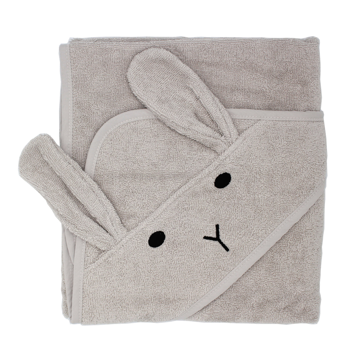 100% Organic Cotton Hooded Baby Bath Towel  Ana Baby Rabbit