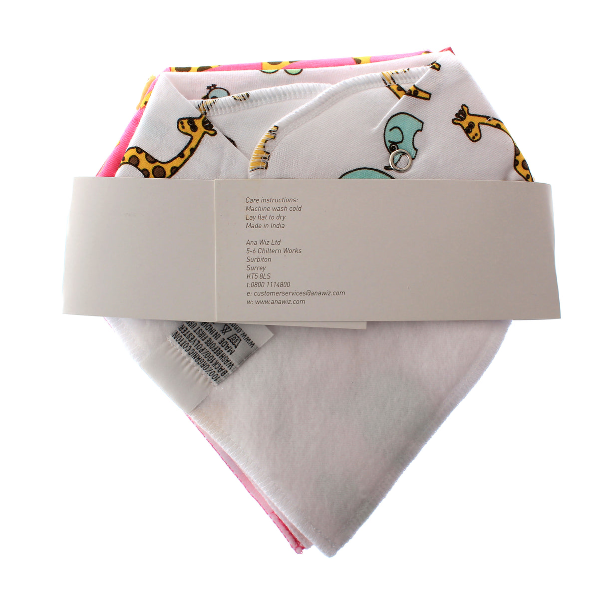 Baby Bandana Bibs (Pack of 5) Baby Bandana Bibs Ana Wiz