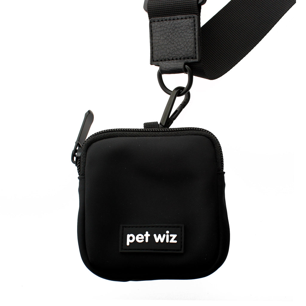 Dog Walking Bag with Detachable and Adjustable Strap & Matching Treat Pouch  Pet Wiz   