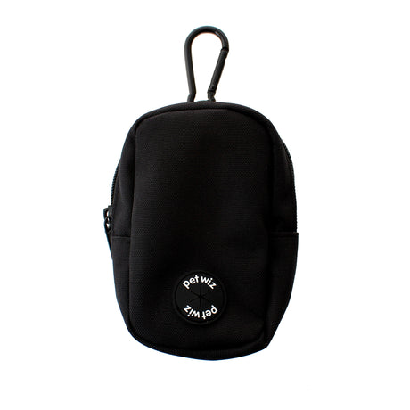 Treat Pouch & Poop Bag Dispenser - Includes Carabiner Clip  Pet Wiz